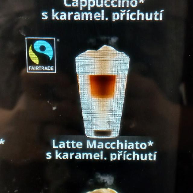 Fotografie - Latte Machiatto s karamelovou příchutí Lidl automat