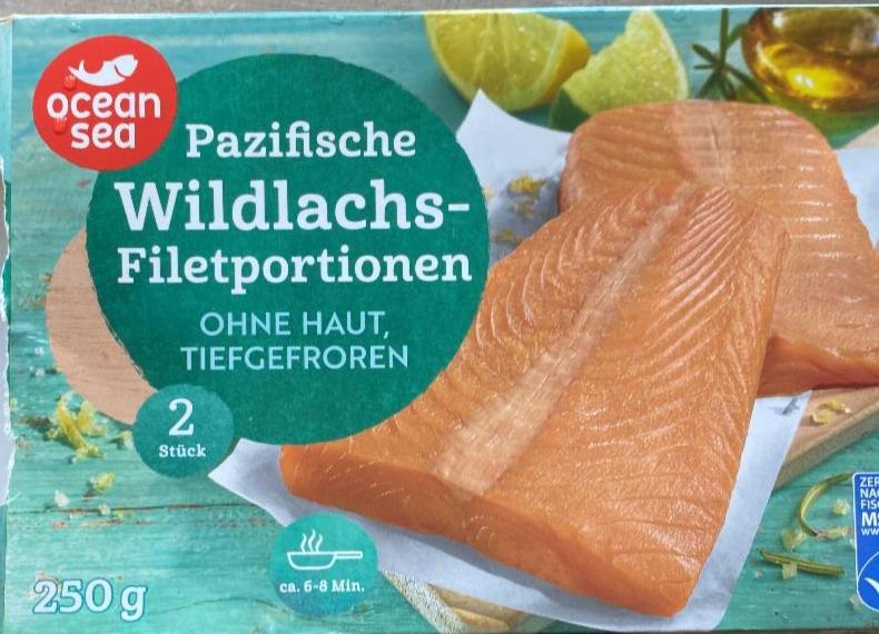 Fotografie - Pazifische Wildlachs-Filetportionen Ocean Sea