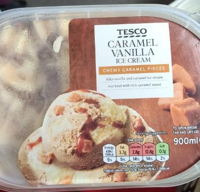 Fotografie - Caramel Vanilla Ice Cream Tesco