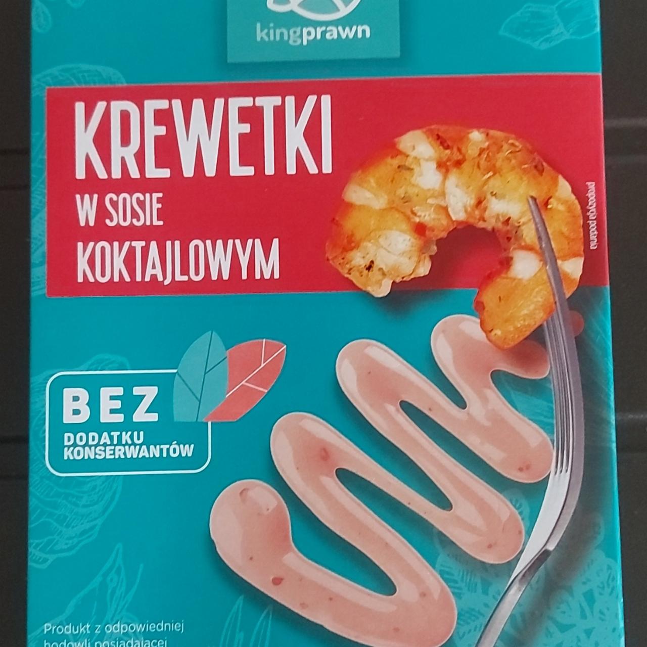 Fotografie - krewetki w sosie koktajlowym kingprawn