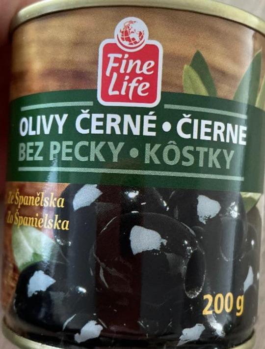 Fotografie - Olivy černé bez pecky Fine Life