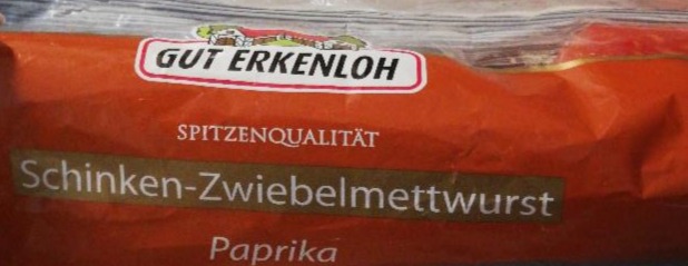 Fotografie - Schinken zwiebelmettwurst paprika gut erkenloh