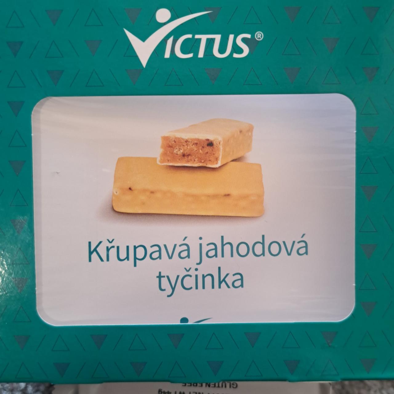 Fotografie - Křupavá jahodová tyčinka Victus