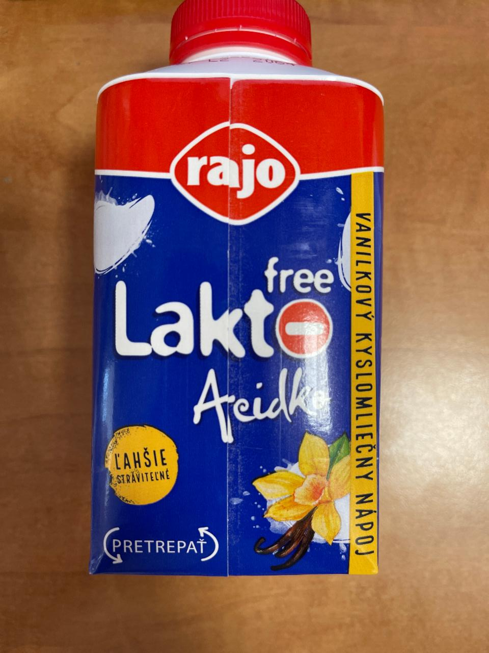 Fotografie - Lakto free Acidko Vanilla Rajo