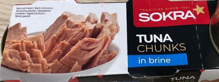 Fotografie - Tuna Chunks in brine Sokra