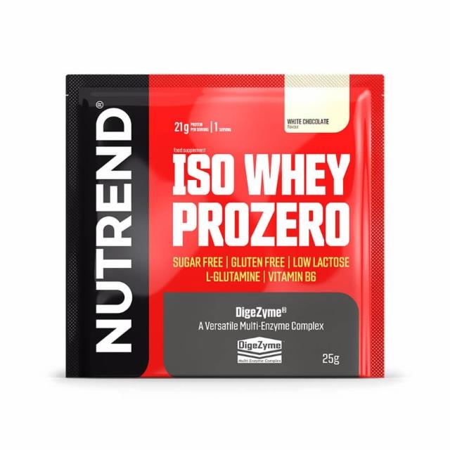 Fotografie - Iso whey prozero white chocolate (bílá čokoláda) Nutrend