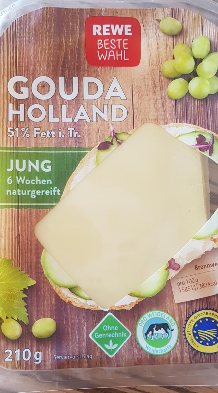 Fotografie - Gouda Holland Jung 51% Fett Rewe beste wahl