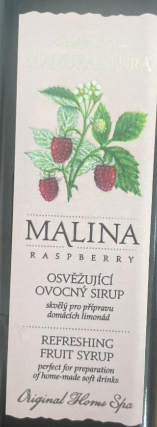 Fotografie - Mallina osvěžující ovocný sirup Manufaktura