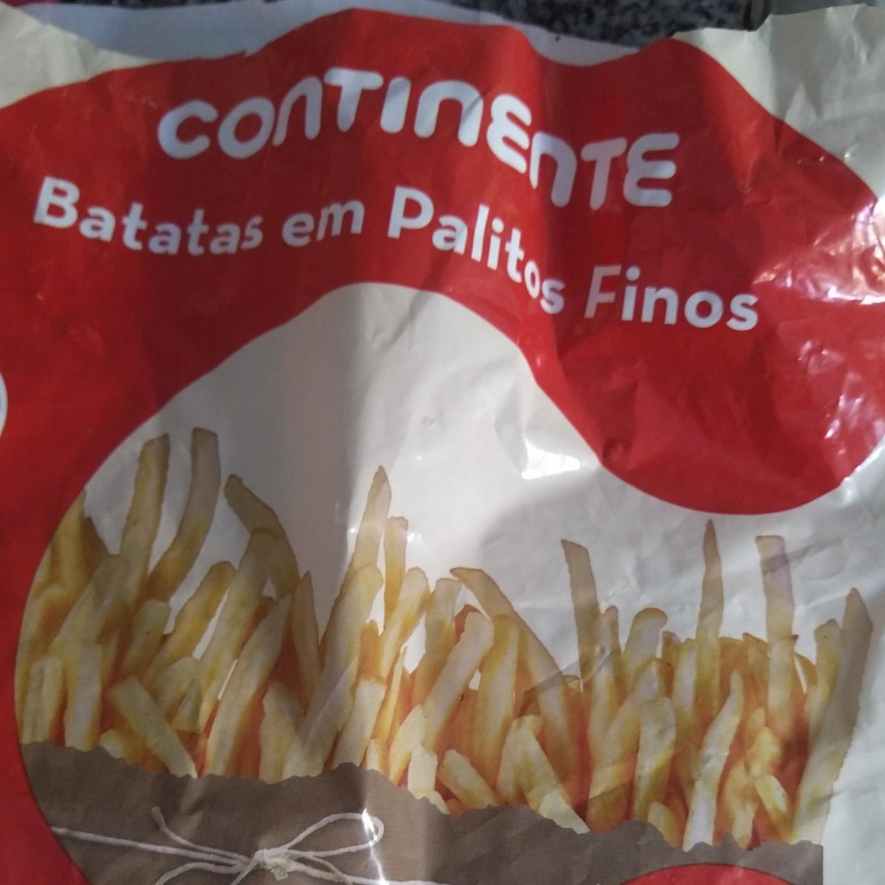 Fotografie - Batatas em palitos finos Continente