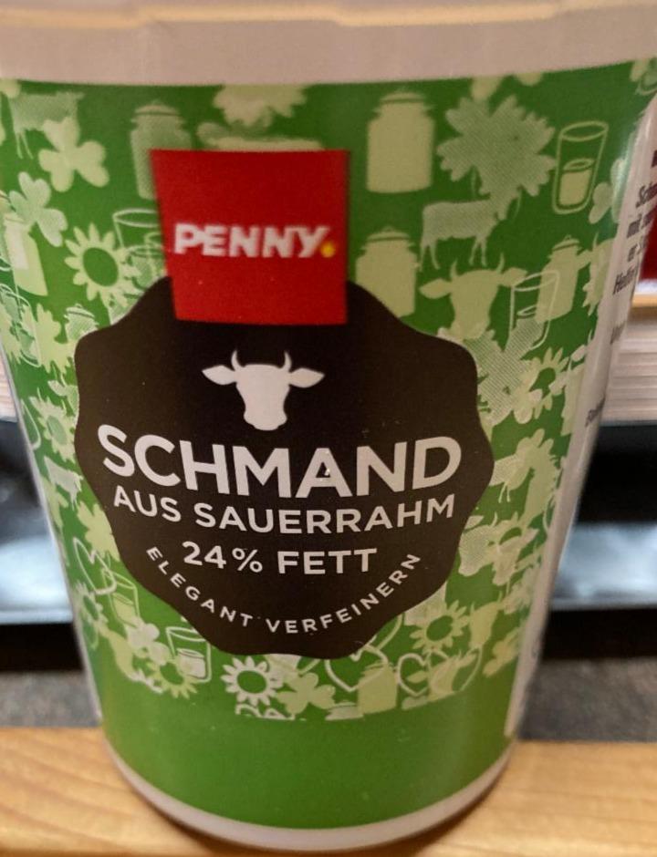 Fotografie - Schmand aus Sauerrahm 24% Fett Penny