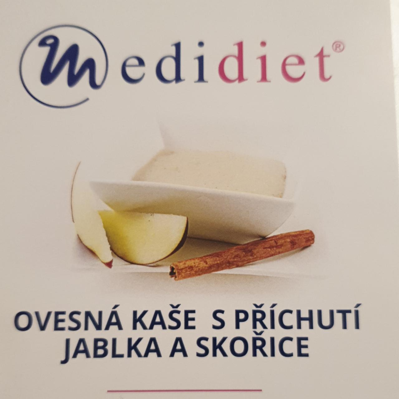 Fotografie - Ovesná kaše s příchutí jablka a skořice Medidiet