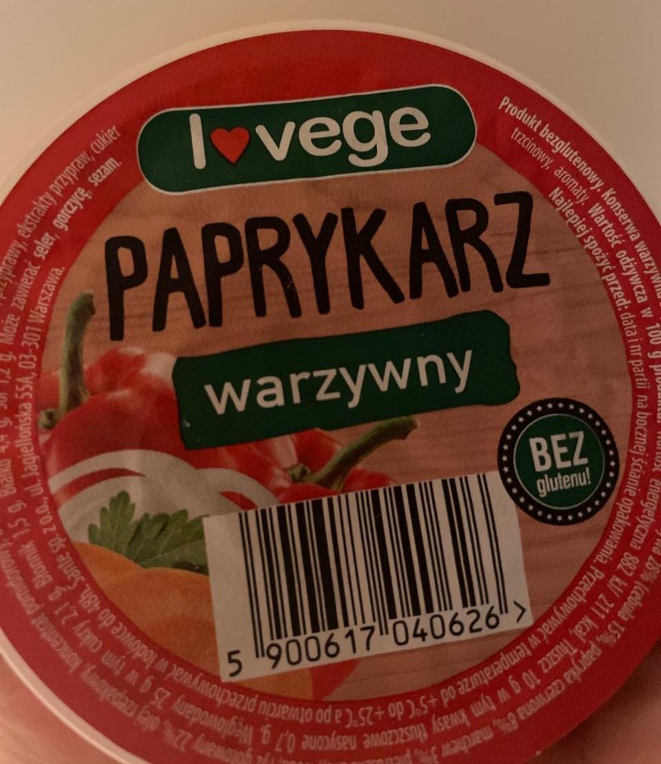 Fotografie - Paprykarz warzywny I love vege