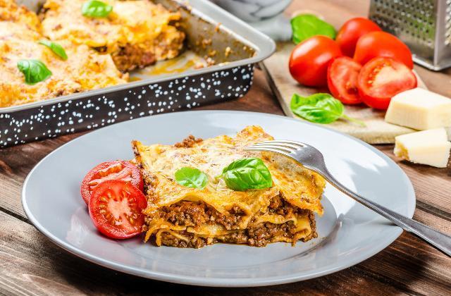 Fotografie - lasagne zapečené s mletým masem