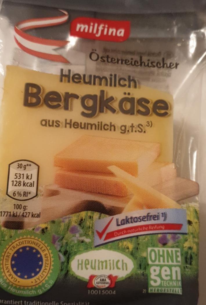 Fotografie - Heumilch Bergkäse Milfina