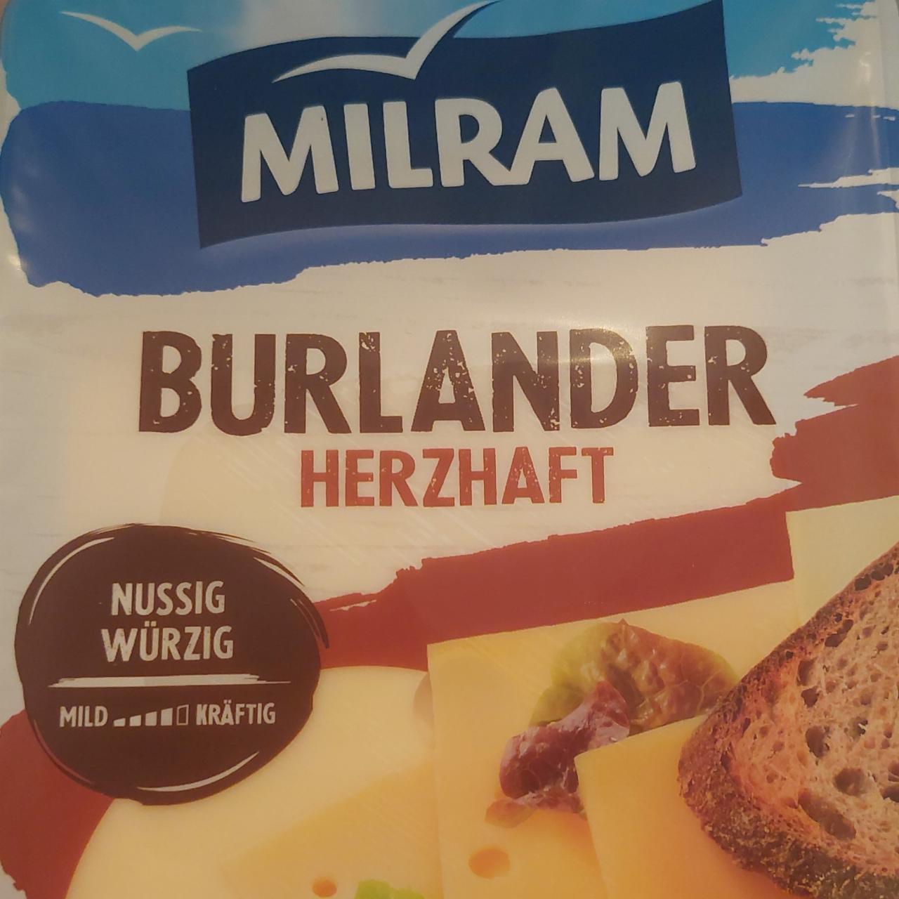 Fotografie - Burlander herzhaft Milram