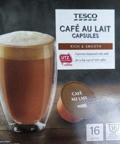 Fotografie - Café au Lait capsules rich & smoothTesco