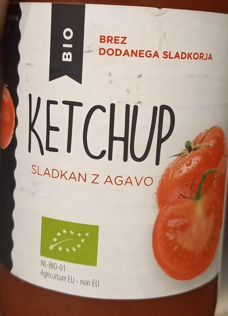 Fotografie - Ketchup, Sladkan Z Agavo bio Nutrisslim