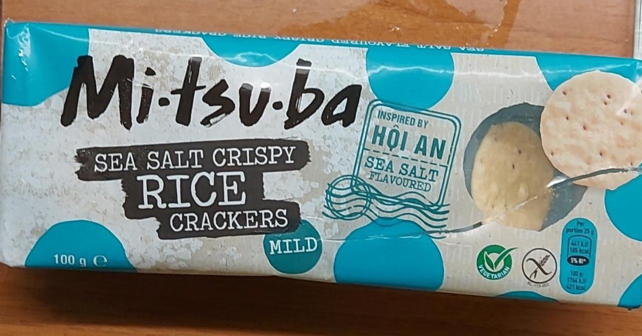 Fotografie - Sea salt crispy rice crackers Mi-tsu-ba