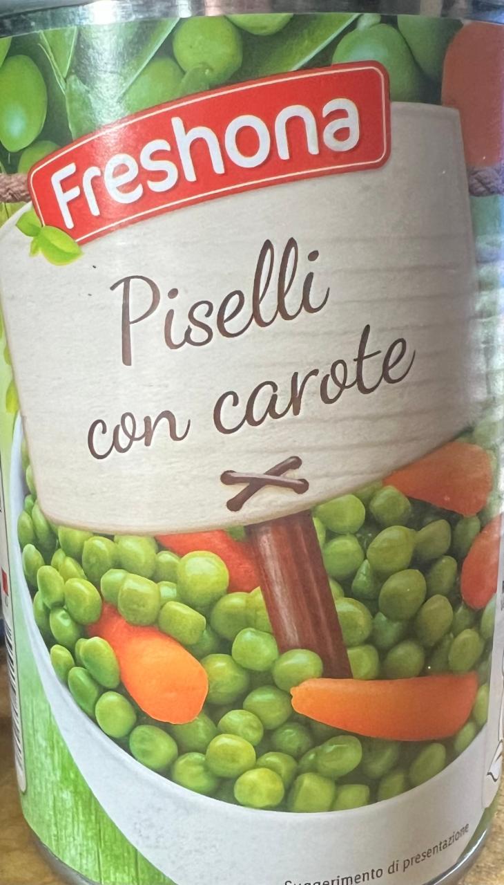 Fotografie - Piselli con carote Freshona