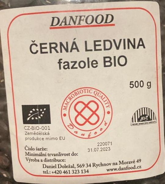 Fotografie - Černá ledvina fazole BIO Danfood