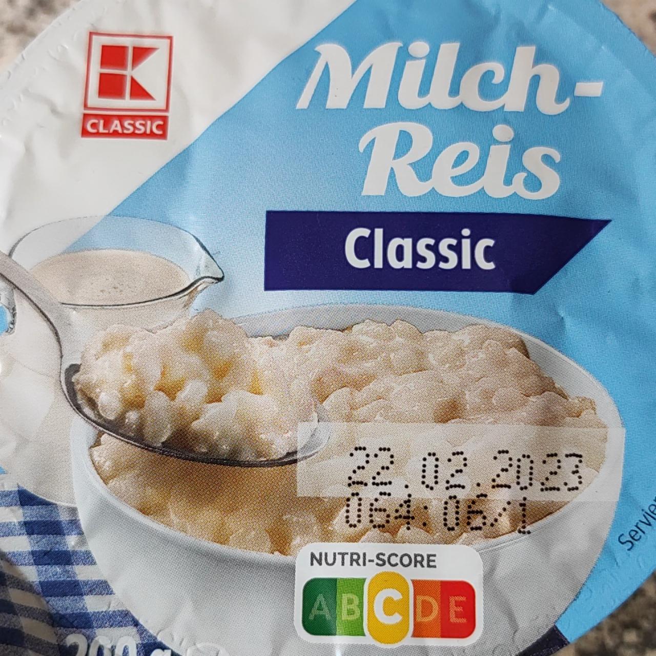 Fotografie - Milchreis Classic K-Classic