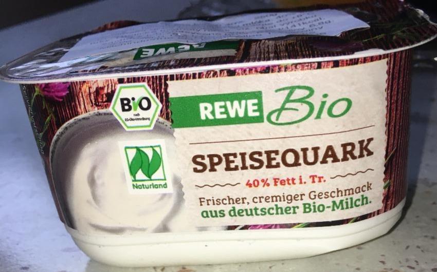 Fotografie - Speisequark 40% Rett i. Tr. Rewe Bio