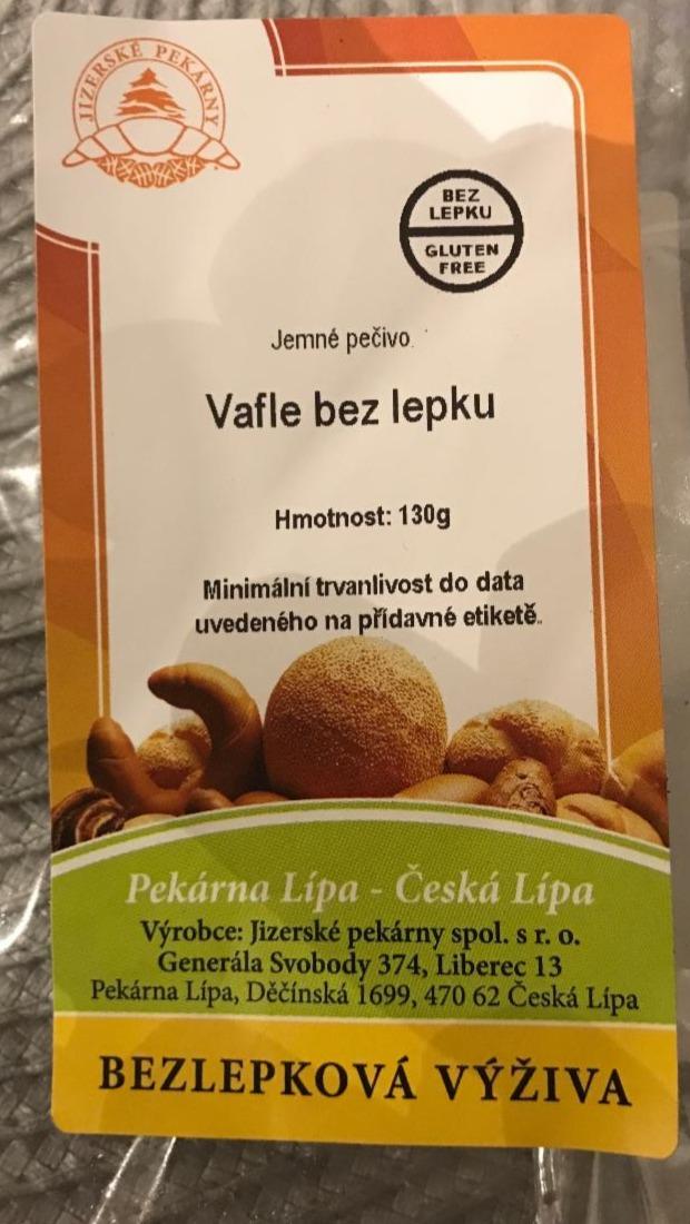 Fotografie - Vafle bez lepku Pekárna Lípa