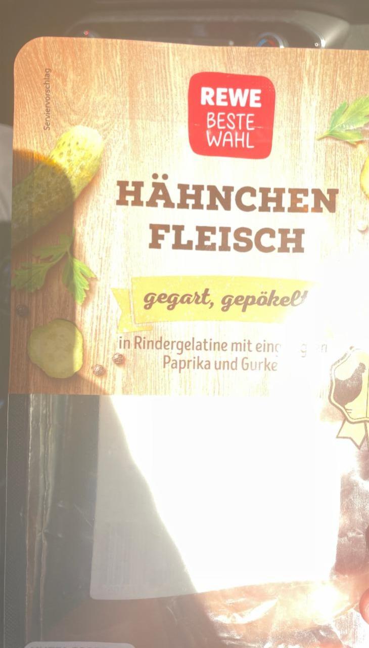 Fotografie - Hähnchen Fleisch in Rindergelatine REWE Beste Wahl