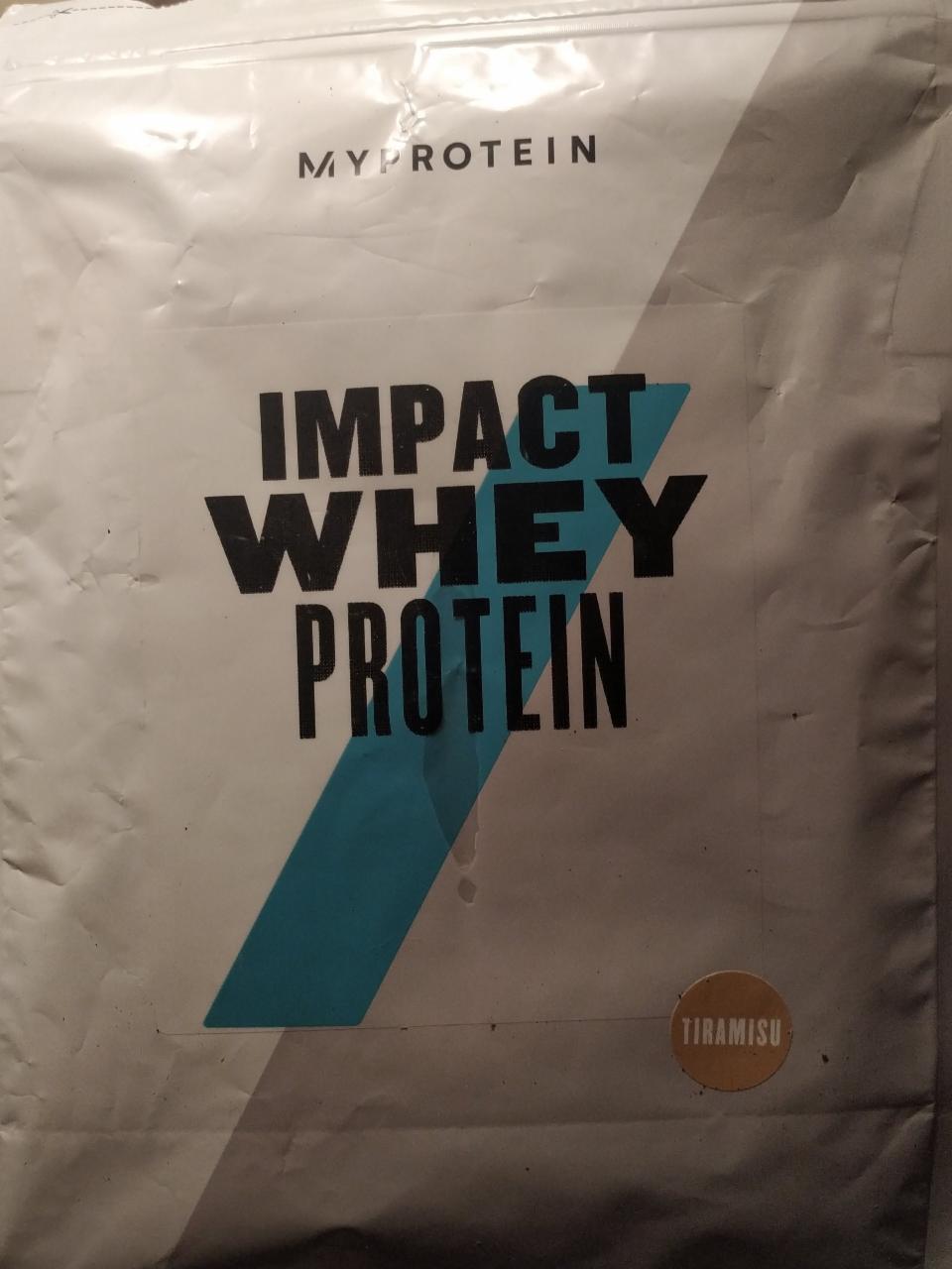 Fotografie - Impact Whey Protein Tiramisu Myprotein