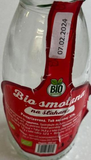 Fotografie - Bio smotana na šlahanie BIO Produkt