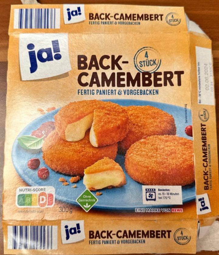 Fotografie - BACK-camembert Ja!