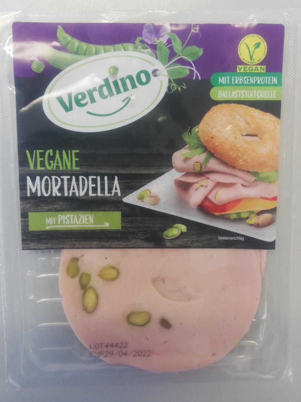 Fotografie - Vegane mortadella mit Pistazien