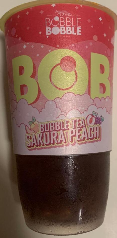 Fotografie - Bob bubble tea sakura peach Bobble Bobble