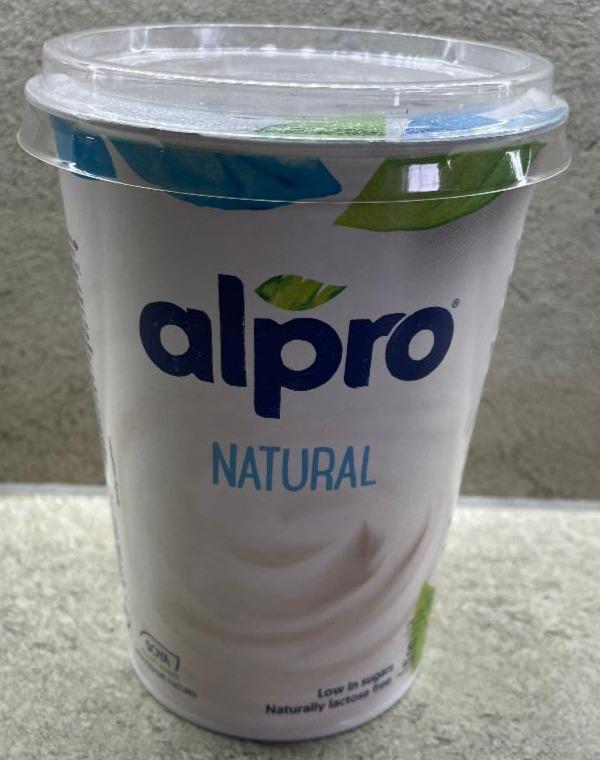 Fotografie - Alpro natural soya with yoghurt cultures