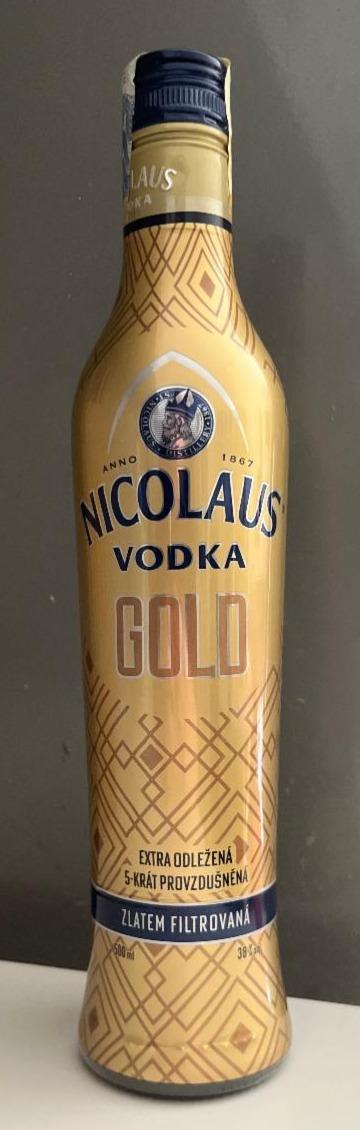 Fotografie - Nicolaus vodka Gold 38%