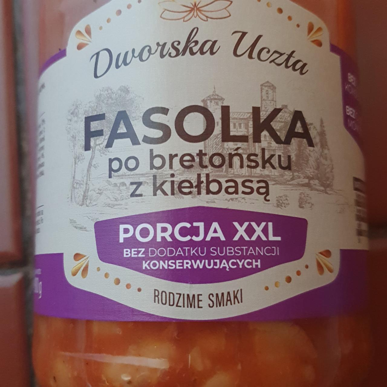 Fotografie - Fasolka po bretońsku z kiełbasą Dworska Uczta