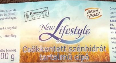 Fotografie - New Lifestyle Csökkentett szénhidrát tartalmú cipó Pécsváradi Aranycipó