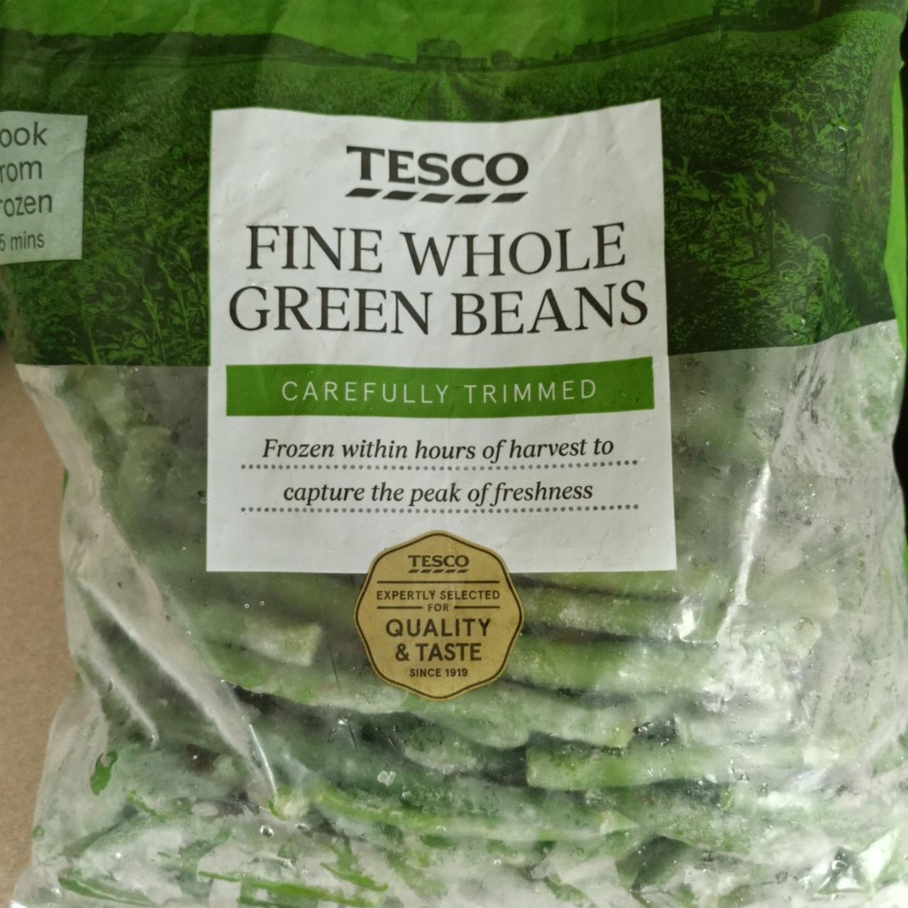 Fotografie - Fine Whole Green Beans Tesco