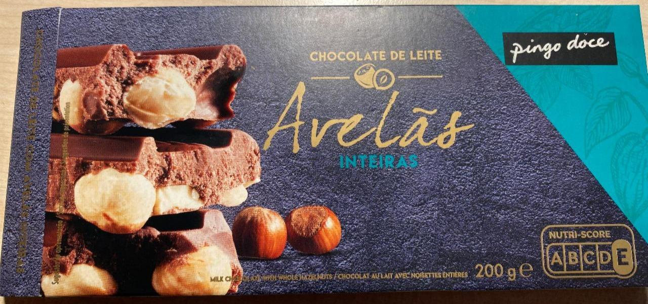 Fotografie - Arelãs inteiras Chocolate de leite Pingo doce