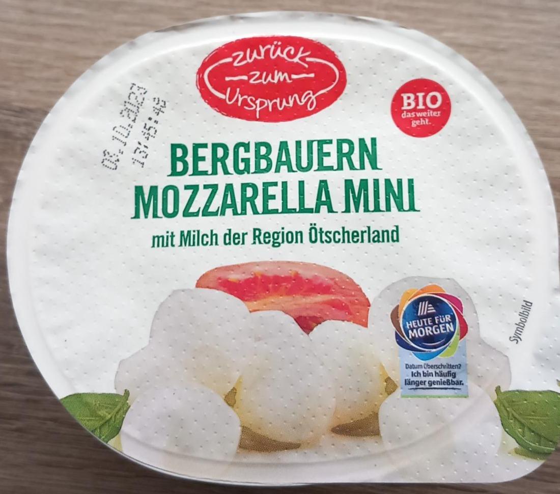 Fotografie - Bergbauern Mozzarella Mini Zurück zum Ursprung