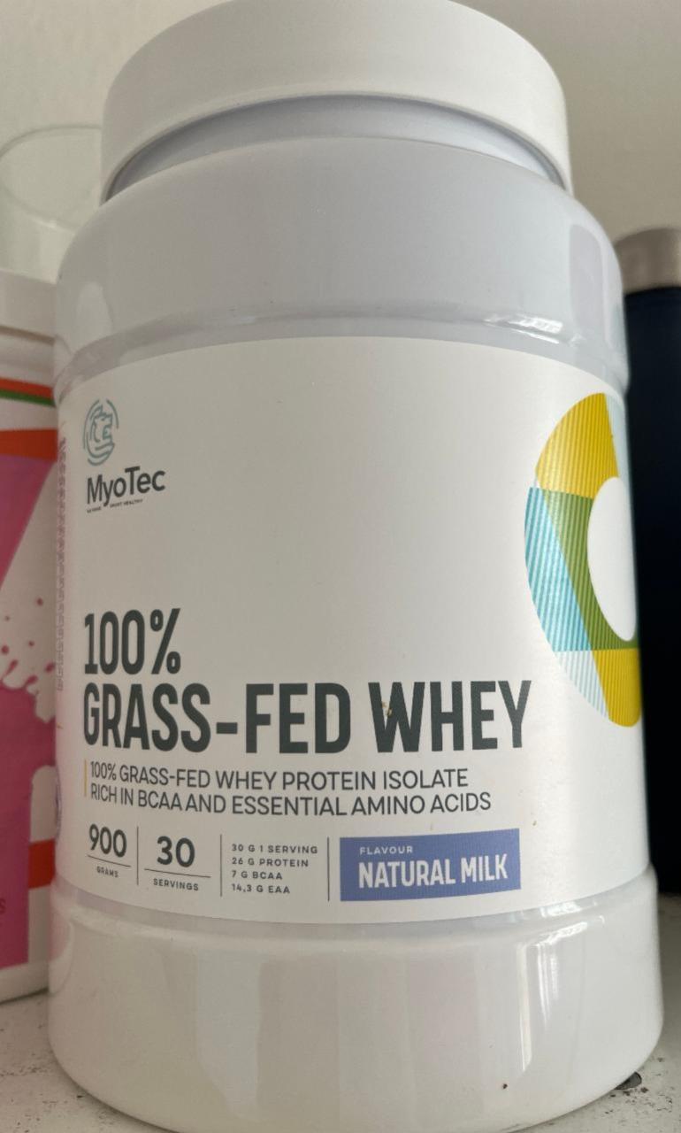 Fotografie - 100% Grass Fed Whey Natural Milk MyoTec