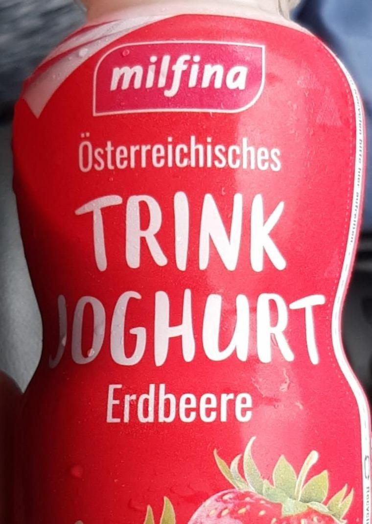 Fotografie - Trink Joghurt Erdbeere Milfina