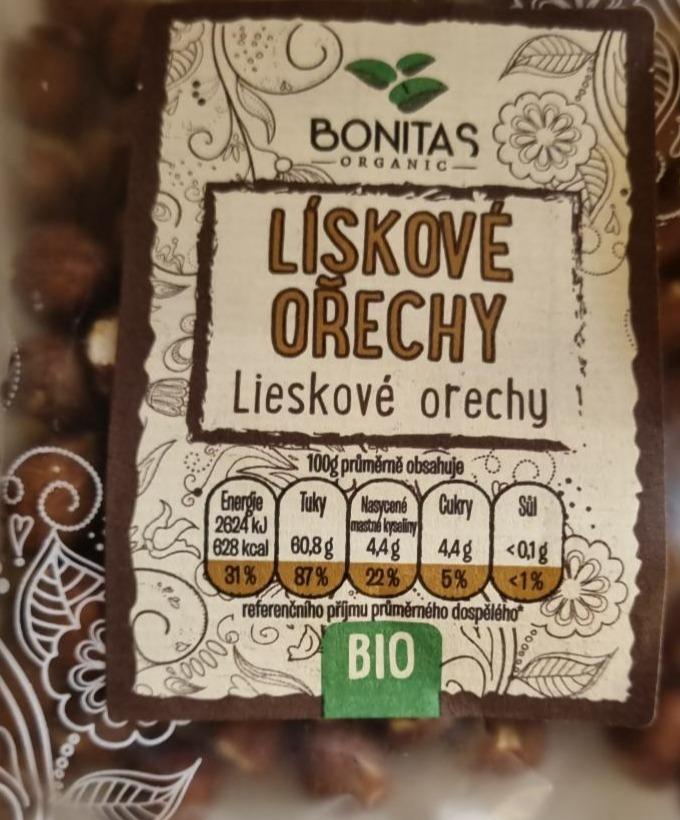 Fotografie - Lískové ořechy Bonitas organic