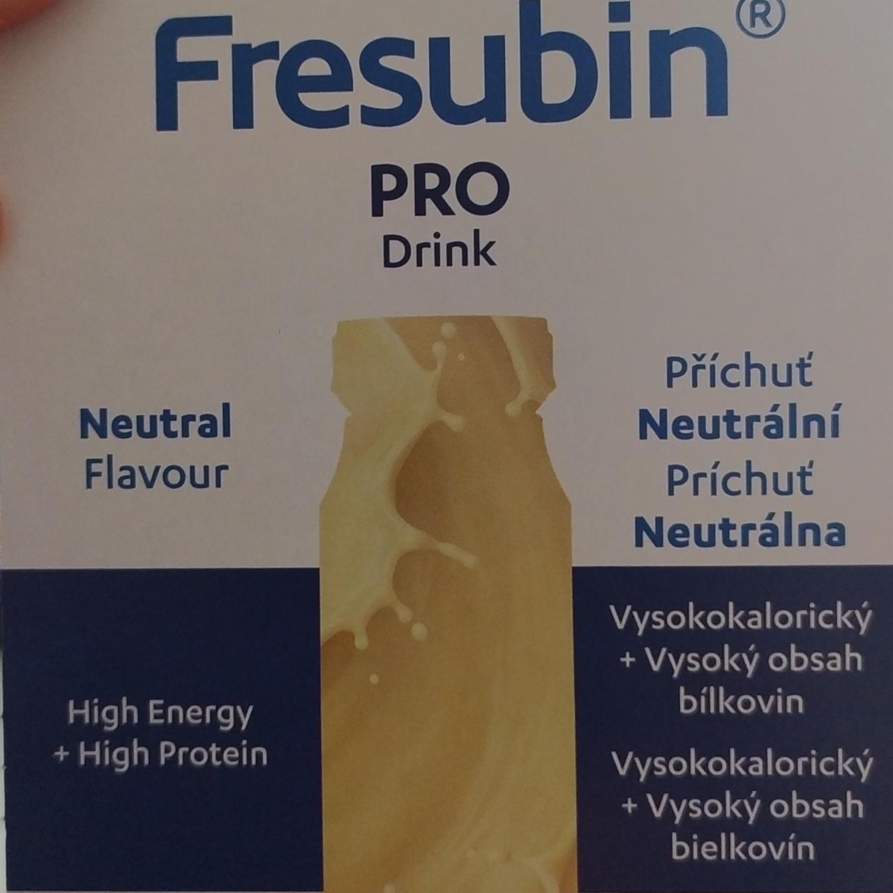 Fotografie - Pro Drink Neutální příchuť Fresubin