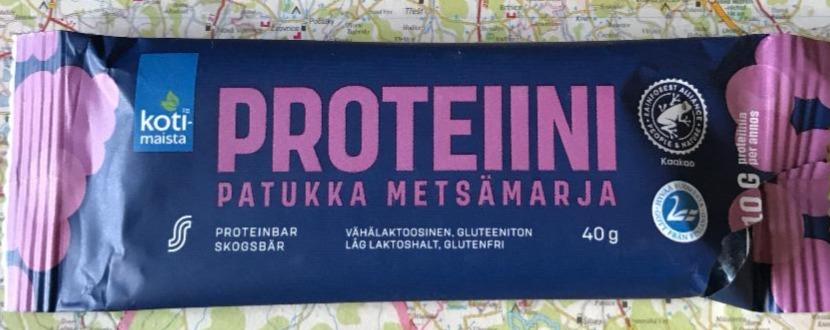 Fotografie - Proteiini patukka metsamarja Kotimaista