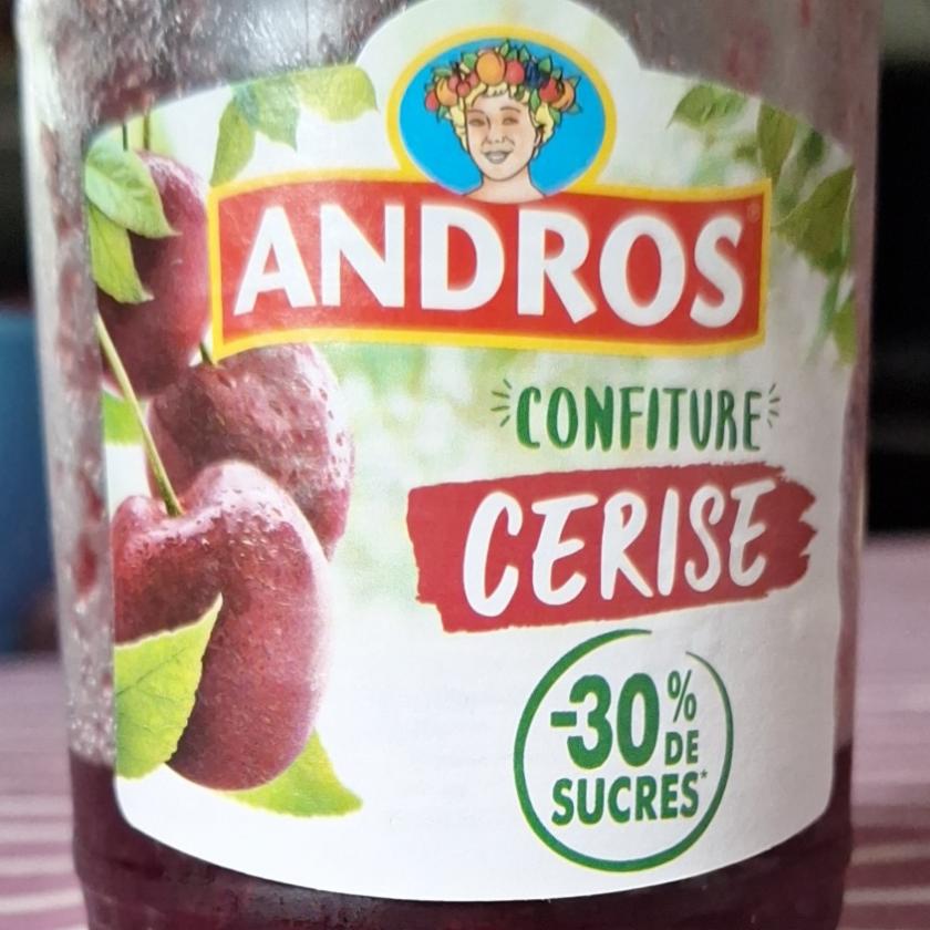 Fotografie - Confiture cerise -30% de sucres Andros