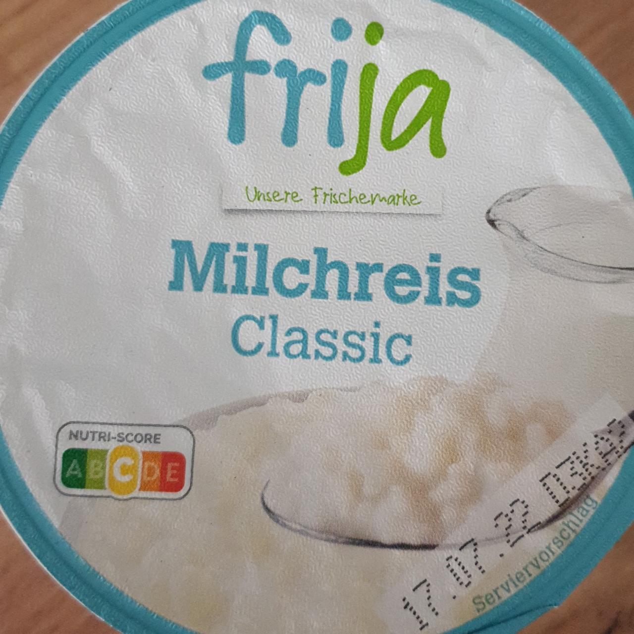 Fotografie - frija milchreis classic