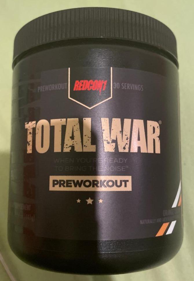 Fotografie - Total War Preworkout Orange Crush Redcon1