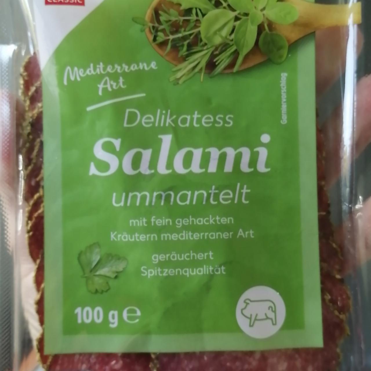 Fotografie - Delikatess Salami ummantelt Mediterrane Art K-Classic