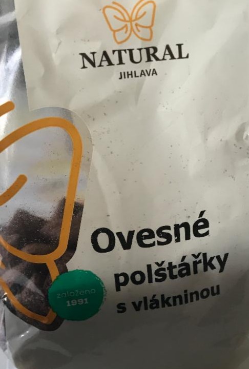 Fotografie - Ovesné polštářky s vlákninou Natural Jihlava